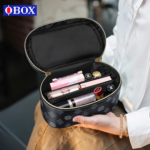 化妆包手提复古时尚大牌化妆品收纳旅行随身便携出行可上飞机高铁
