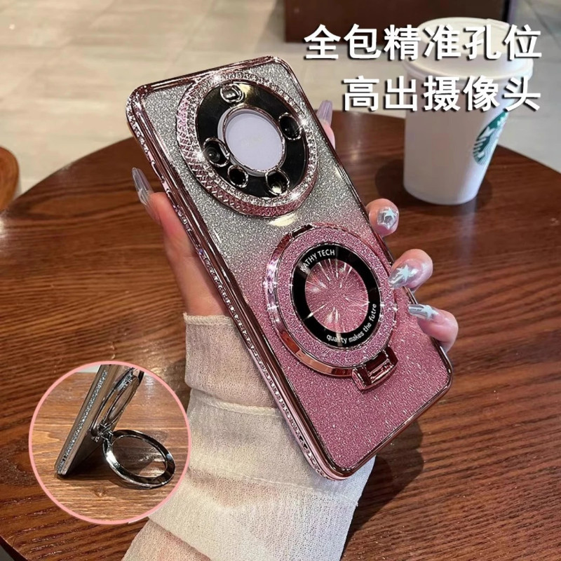 p70闪粉水钻磁吸支架电镀壳
