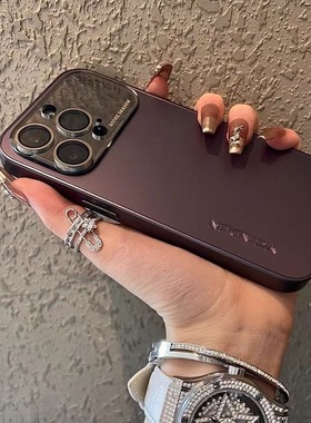 适用苹果15promax创意大视窗16pro新款手机壳iPhone14pro全包带镜头膜保护套13pm防摔17pro高级感男女11磨砂