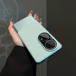 自带镜头膜原机质感拼接素皮适用华为p50pro手机壳新款p40pro简约高级感magic6pro男女magic5全包防摔保护套