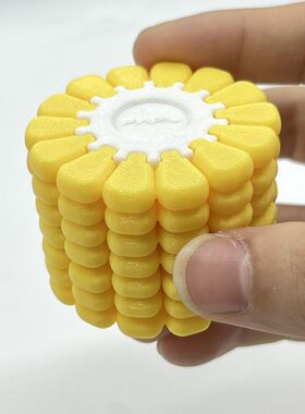 3d打印玉米立体拼图摆件解压益智玩具3d打印玩具跨境热销3d玉米