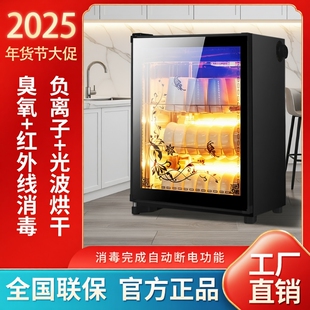 餐具碗筷消毒碗柜不锈钢收纳单门 厨房台式 新款 消毒柜家用小型立式