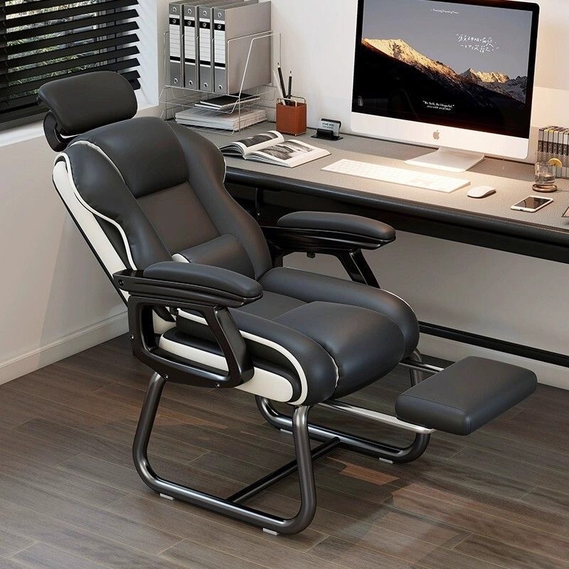 电脑椅弓形椅电竞椅舒服久坐办公椅可躺沙发椅子舒适座椅午休承重