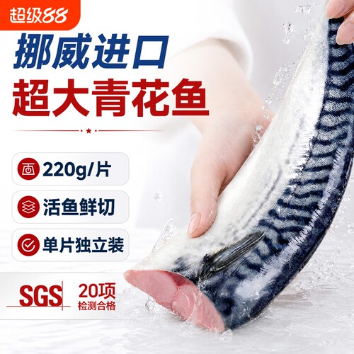 挪威超大青花鱼单片独立包装