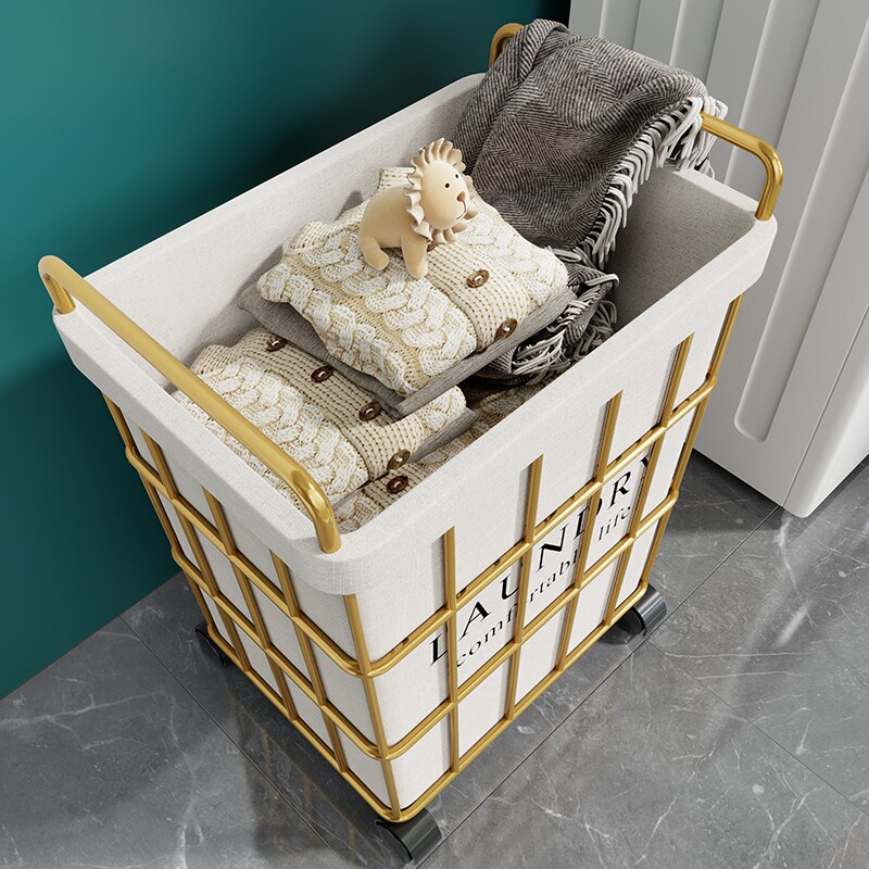 脏衣篮洗衣篓篮子神器浴室铁艺带盖脏衣桶家用衣物玩具收纳筐卧室