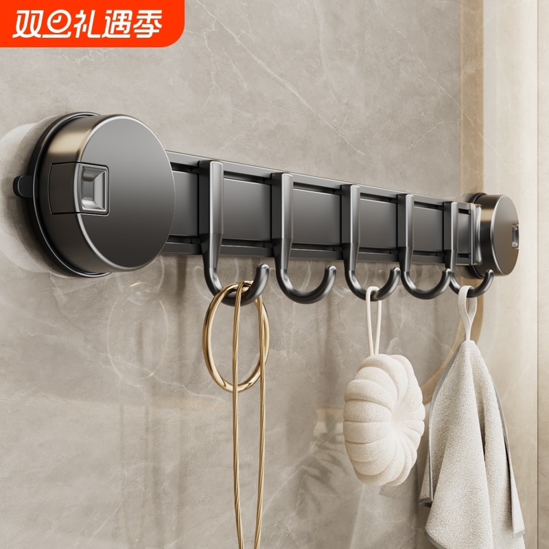 吸盘挂钩粘钩真空强力承重置物架钩子壁挂免打孔浴室挂勾门后收纳