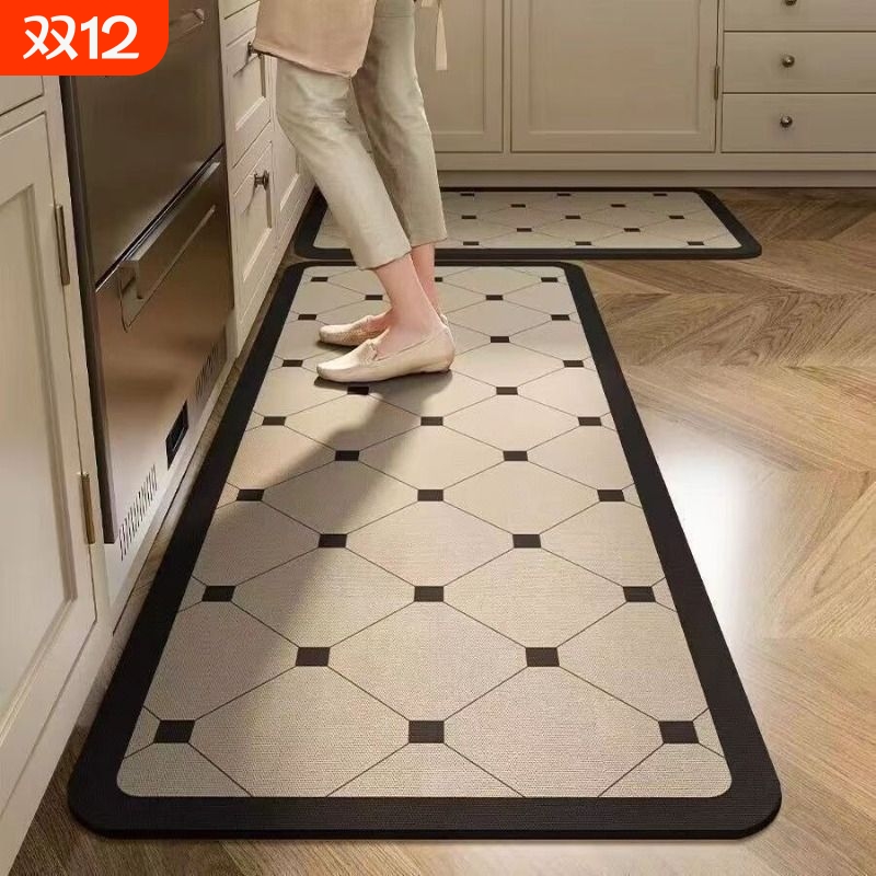 2025新款厨房专用地垫简约长条