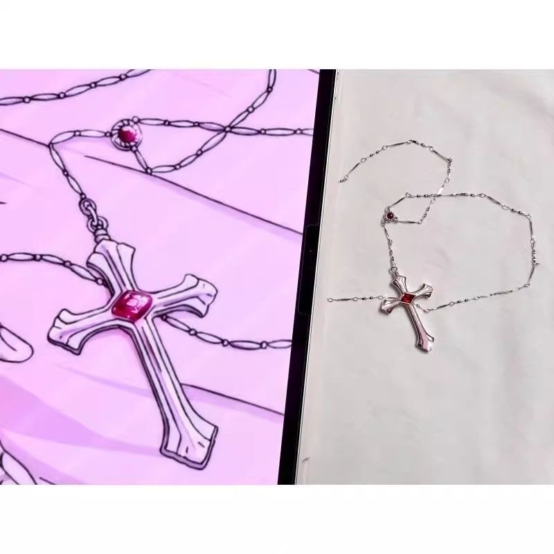 《魔鬼恋人》小森唯十字架项链吊坠乙女游戏动漫周边二次元锁骨链