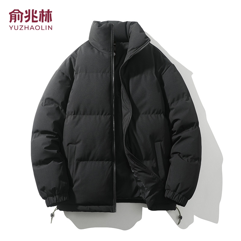 俞兆林情侣款加绒棉袄棉服外套立领面包服户外跑步运动