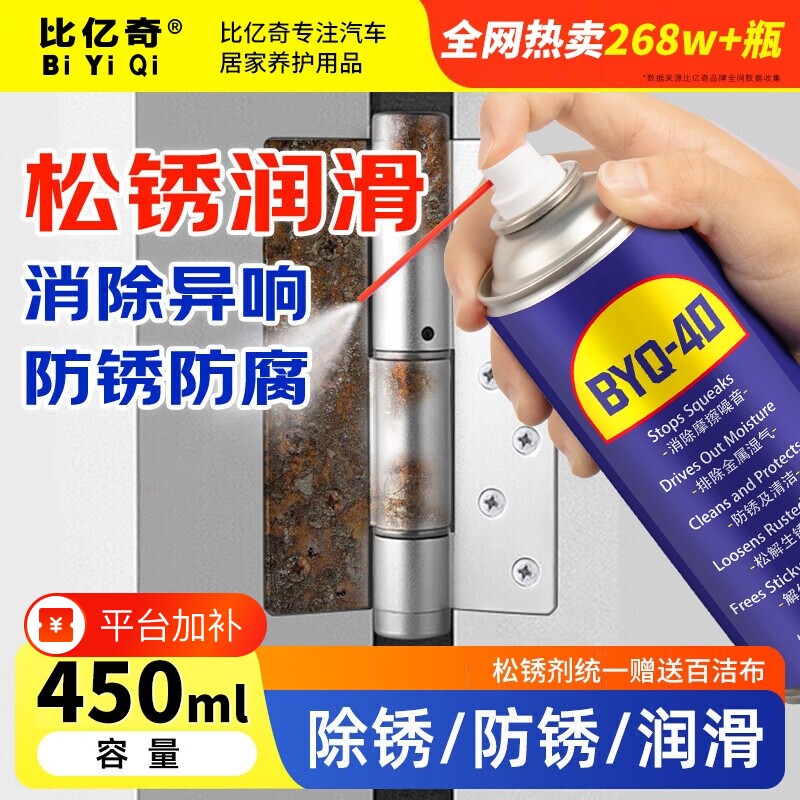 40除锈剂去锈神器润滑剂金属强力清洗螺丝松动wd防锈油喷剂40