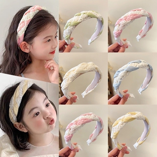 儿童发箍女童不勒头宽边压发发2025新款防滑头窟女款头箍发卡秋冬
