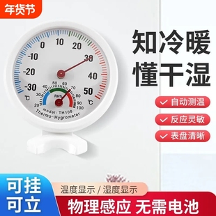 迷你温度计超小室内精准小型温湿度计婴儿房工业大棚温度表新款