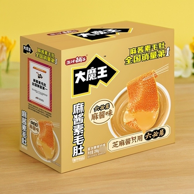 盐津铺子大魔王麻酱素毛肚200g