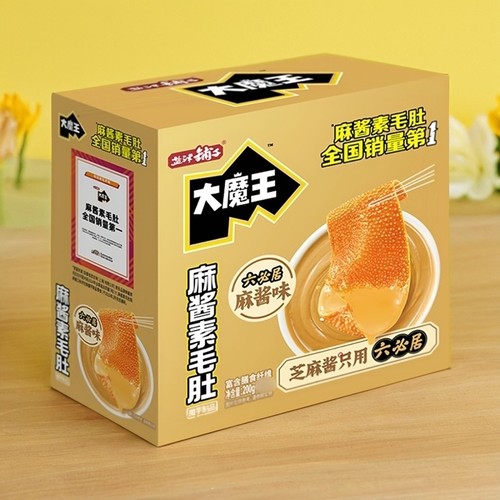 盐津铺子大魔王麻酱素毛肚200g