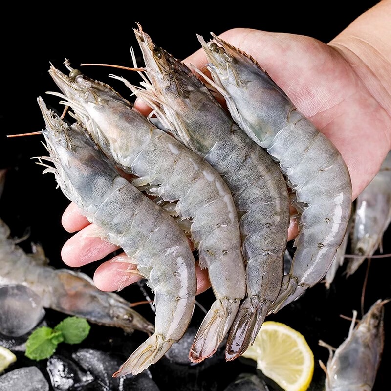 厄瓜多尔大虾南美白对虾活鲜冷冻大虾3040特大号新鲜大虾