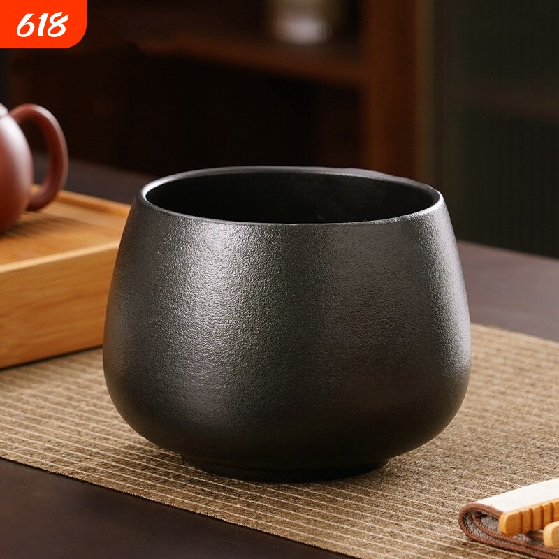 陶瓷桌面垃圾桶餐桌垃圾盘果皮碗家用客厅台面上的茶几零食收纳缸