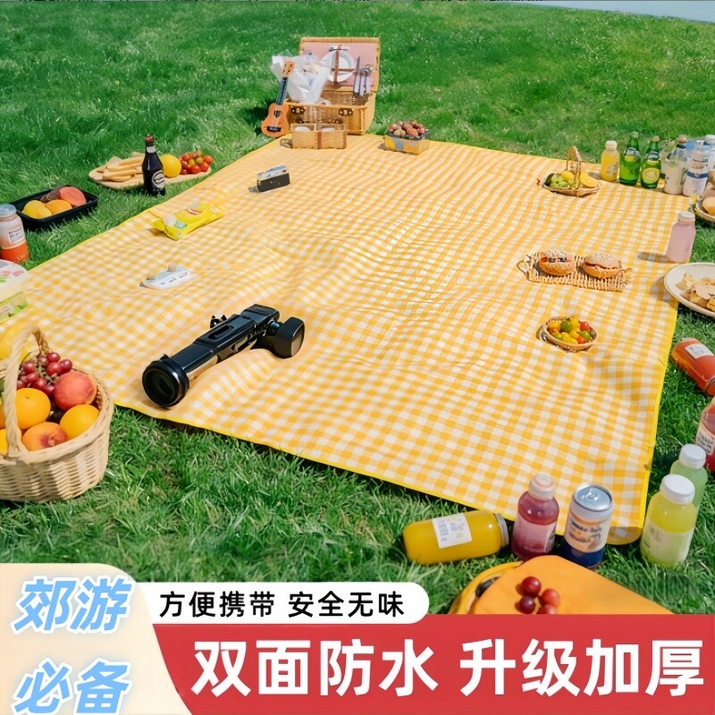 野餐垫户外地垫防潮垫加厚垫子野炊野营沙滩帐篷春游坐垫防水草坪
