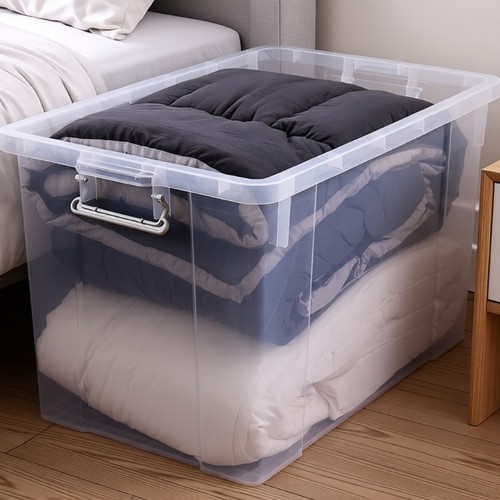 大号收纳箱加厚透明家用带盖