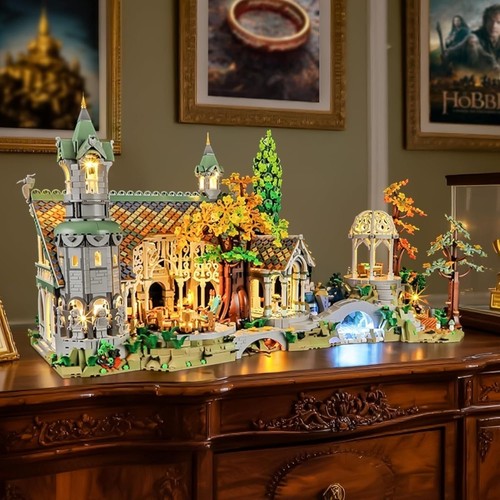 【全网热销】指环王幽谷积木玩具