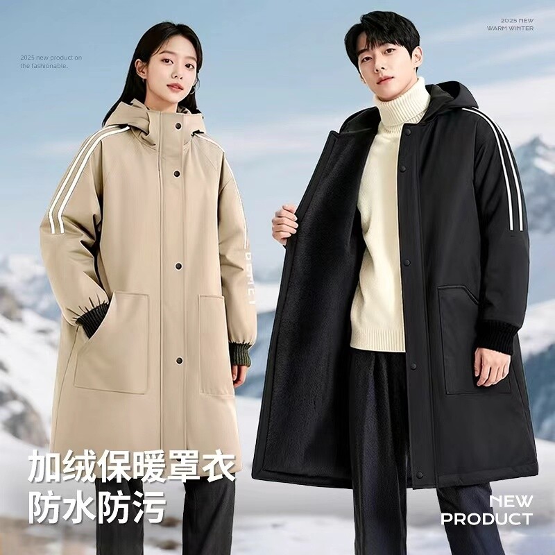 罩衣女新款防水防油工作服上班专用年轻款防脏加绒围裙厨房男冬季