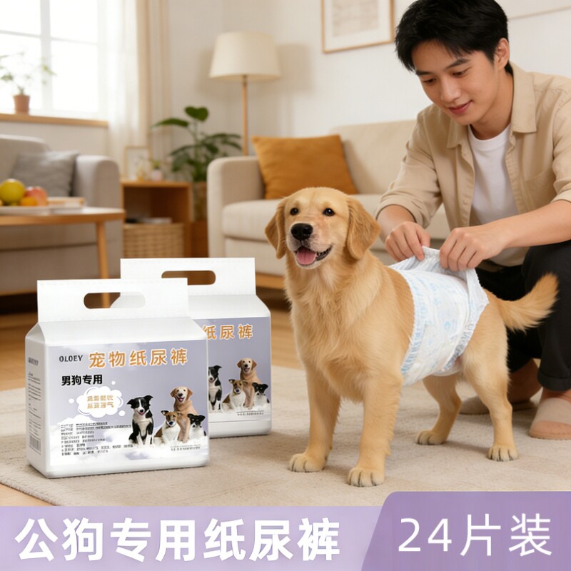 狗狗尿不湿公狗纸尿裤专用泰迪宠物男狗尿片博美防乱尿生理期超薄