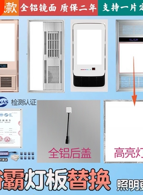 集成吊顶浴霸灯板led灯芯面板风暖灯 中间照明光源灯替换配件通用