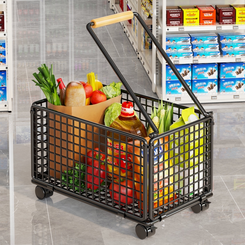 超市小拉车购物车家用买菜篮子