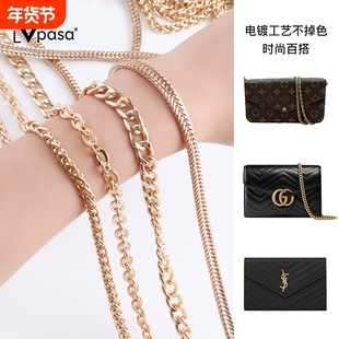 Lvpasa包包链条配件包链单买斜挎背包lv改造带子替换链子肩带女金