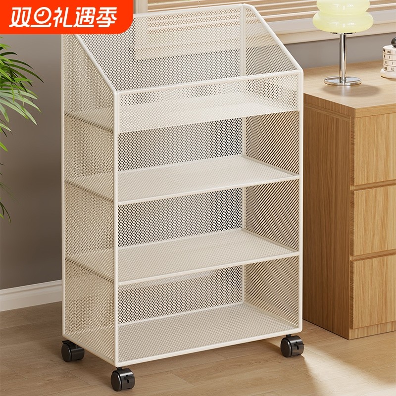 可移动书架学生桌下书包置物架