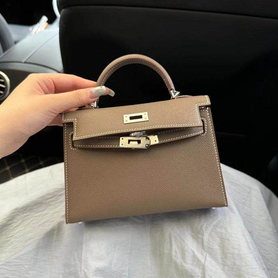 爱玛女仕真皮二代凯莉包轻奢小众高级感包包女新款mini手提包斜挎