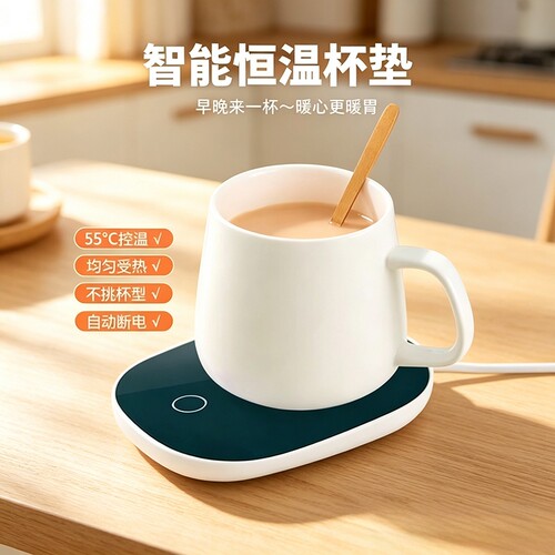 简约智能恒温杯垫办公桌面宿舍客厅加热咖啡牛奶恒温杯垫NB5