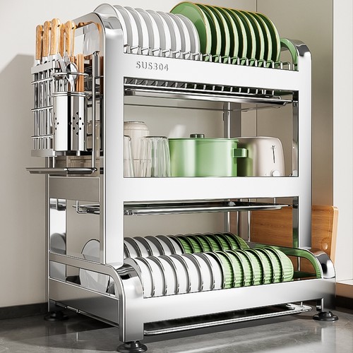 不锈钢沥水碗架|超5000次加购