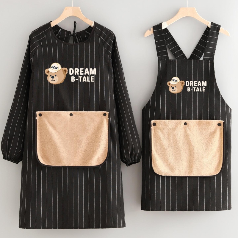 纯棉长袖防油围裙|超1000次加购