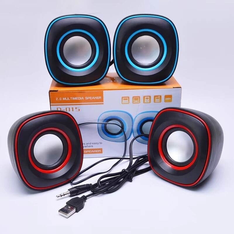 电脑音响台式家用有线小音箱桌面迷你小型低音炮笔记本多媒体喇叭