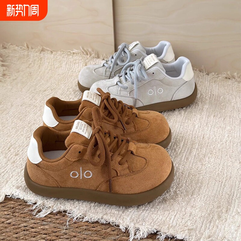 荔枝公园厚底小众德训鞋女2026新款爆款女鞋百搭板鞋潮鞋小白鞋子