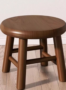 实木小凳子简约茶几小板凳家用矮凳圆凳小木凳小椅子客厅木凳子