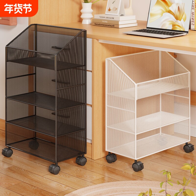 宿舍小型鞋架桌下简易鞋柜出租房床底鞋子收纳架多层可移动置物架