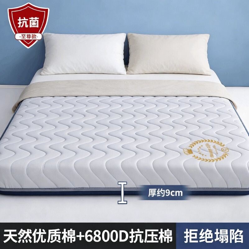 乳胶床垫家用卧室海绵垫子学生单人租房软垫可折叠睡眠护脊科技