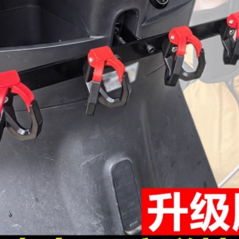 横杆挂钩电动车挂钩前置通用电瓶摩托车挂扣外卖好物骑手强力餐勾
