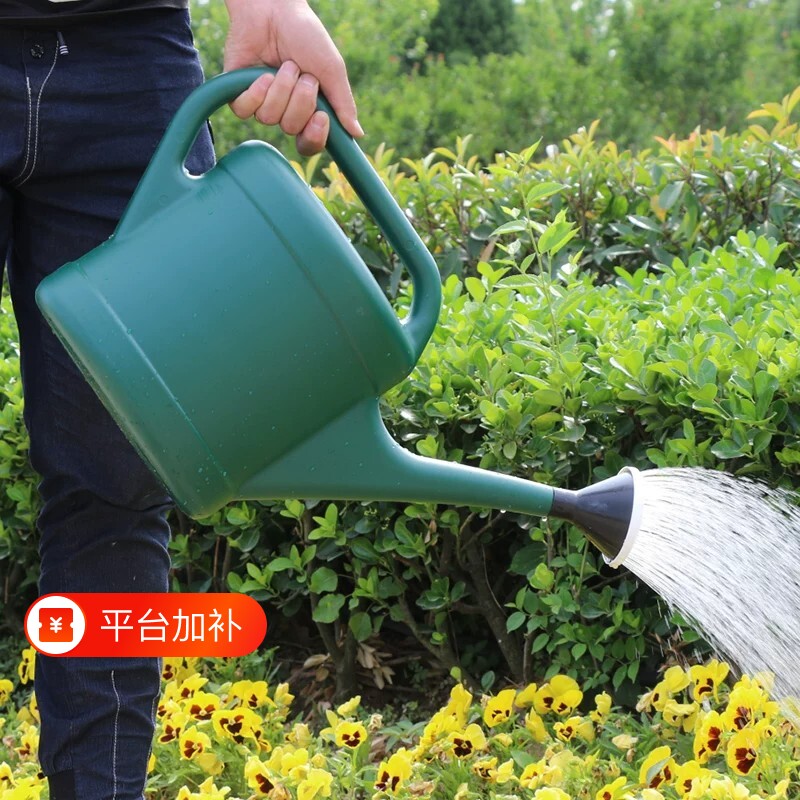 塑料大洒水壶浇花壶淋水壶家用浇花喷壶长嘴一体园艺喷壶小花洒