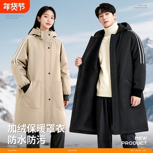 罩衣女新款防水防油上班专用工作服男款加绒外穿厨房做饭干活围裙