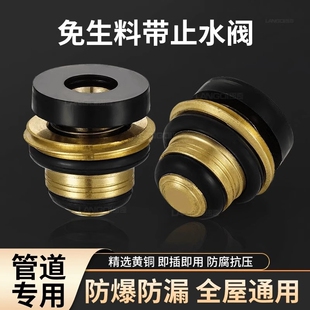 免生料带自动止水阀精选龙头防爆防漏冷热水防腐密封伴侣4分黄铜