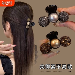 半扎发发夹女2025新款高端发卡后脑勺头发夹子头饰小抓夹发饰小号