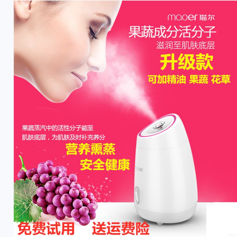学生果蔬蒸脸仪热喷蒸脸器脸部补水毛孔清洁家用纳米喷雾器美容仪