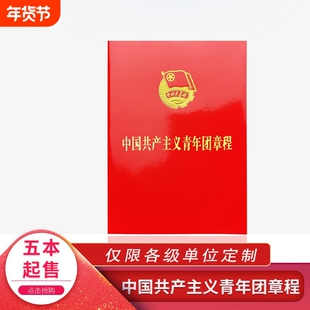 新版标准中国共产主义青年团章程10本一件团务用品入团共青团团章中央