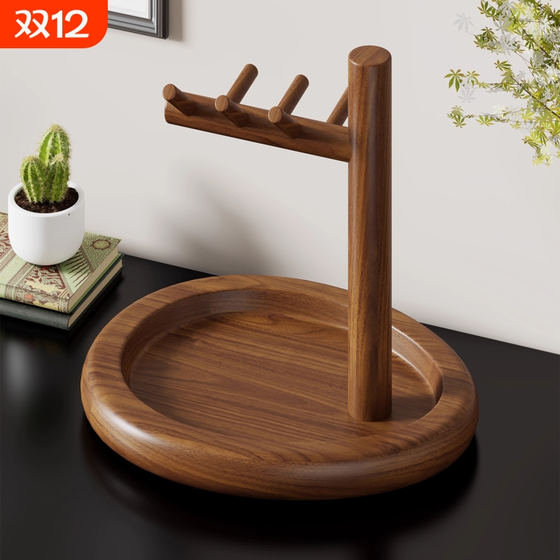 实木进门口入户鞋柜钥匙收纳