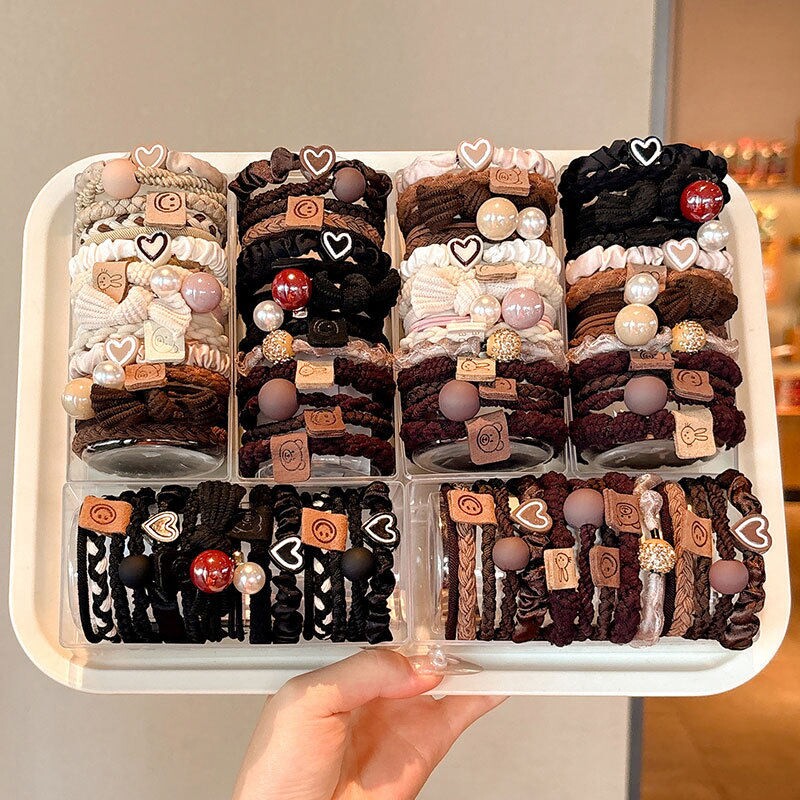 头绳女2026新款扎头发皮筋高级感气质发圈高弹力耐用皮套发绳头饰