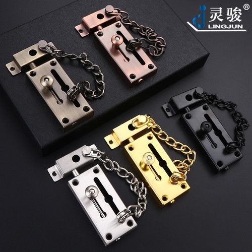 不锈钢防盗链门链安全链条宾馆门扣门栓插销酒店反锁旅店搭扣锁扣