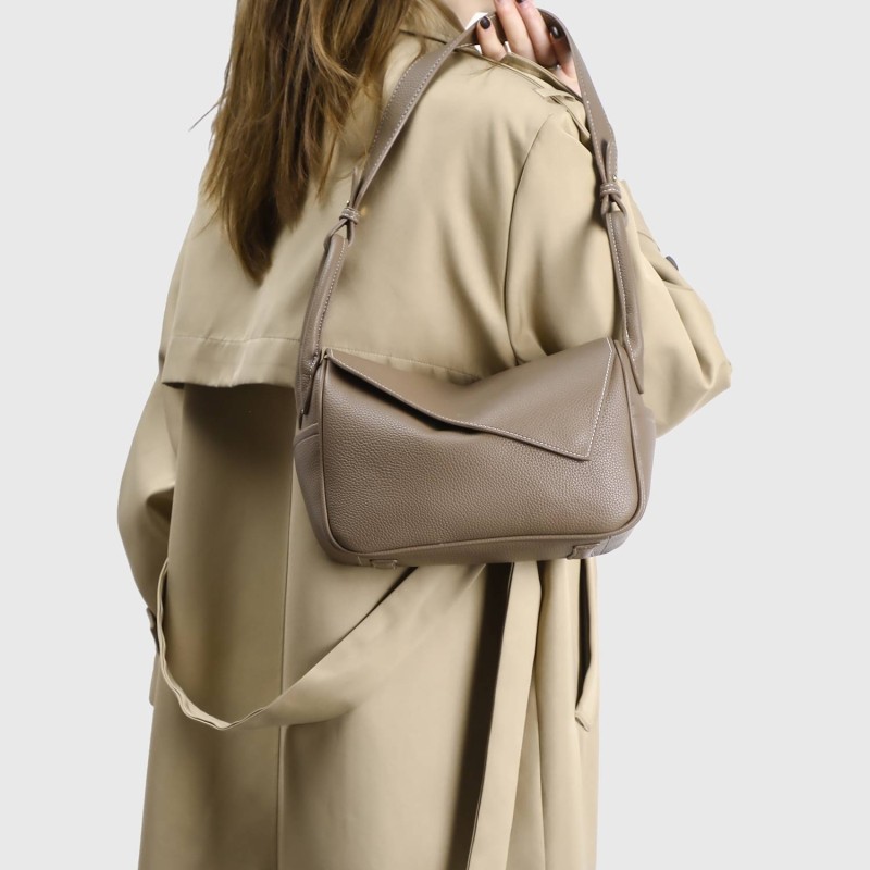 爱马女仕新款轻奢法式枕头包软皮经典高级单肩斜挎包通勤时尚女包