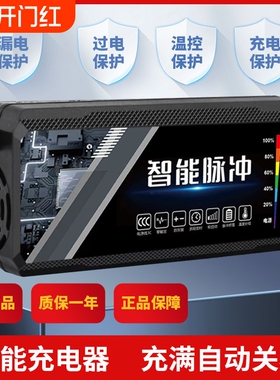 电动车电瓶充电器48v12ah60v20a72v适用于爱玛雅迪三轮铅酸石墨烯